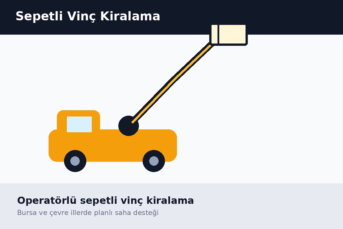 Sepetli Vinç Kiralama